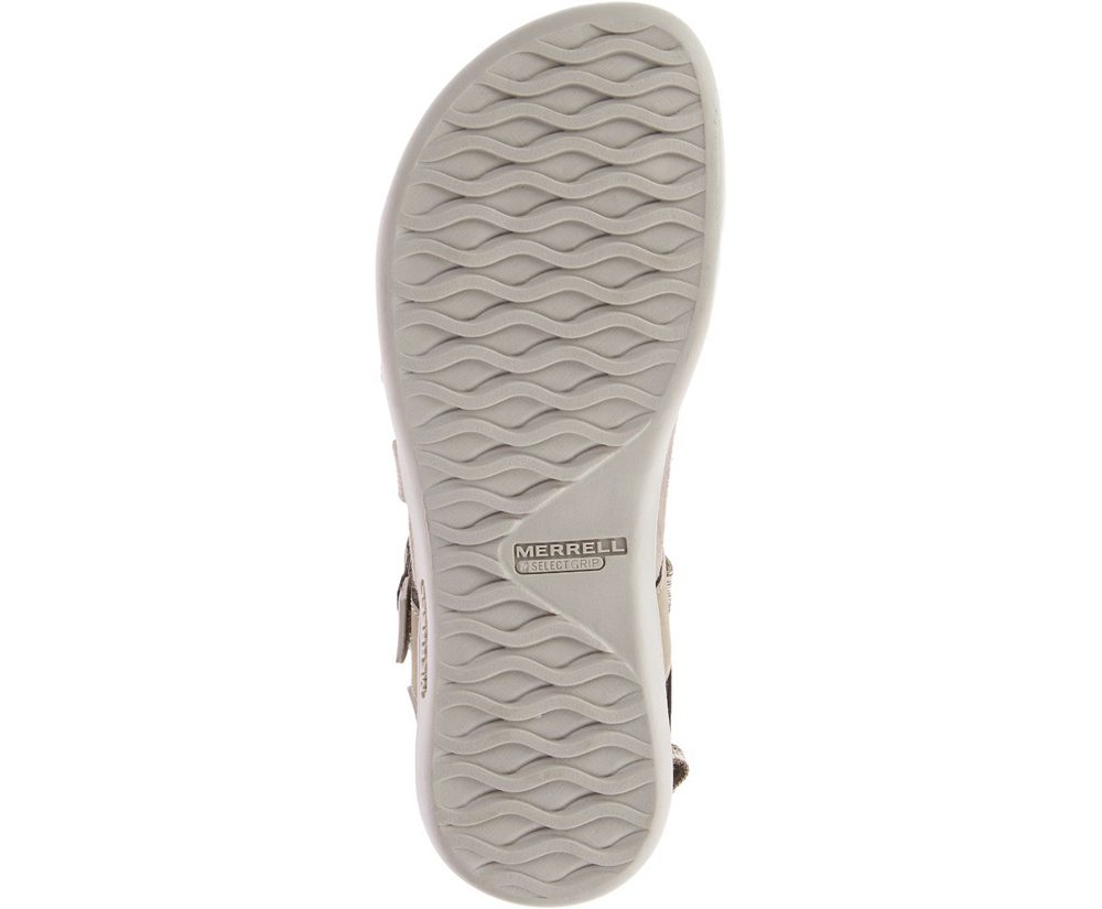 Sandały Merrell Damskie Szare - District Mendi Backstrap - 615280-DRG